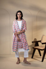 Load image into Gallery viewer, Pretty Pink cotton Phulkari Dupatta for women by Mystic Loom