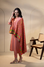 Load image into Gallery viewer, Sheer Love Phulkari Dupatta for women by Mysticloom //  Cotton Dupatta embroidery // Wedding Dupatta for Online shopping