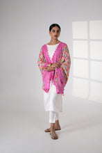 Load image into Gallery viewer, Dreams Phulkari Dupatta for Women by Mystic Loom | Phulkari for online shopping | Pink Wedding Dupatta
