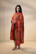 Load image into Gallery viewer, Color Fiesta Phulkari Dupatta for Women by Mystic Loom | Phulkari for online shopping | Red Wedding Dupatta
