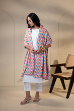 Load image into Gallery viewer, Pretty Pink cotton Phulkari Dupatta for women by Mystic Loom