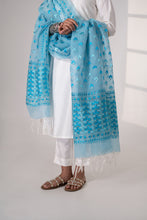 Load image into Gallery viewer, Falak Phulkari Dupatta for Women by Mystic Loom | Summer Dupatta | Kota
