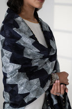 Load image into Gallery viewer, Angelic Spell Phulkari Dupatta for Women by Mystic Loom | Black Dupatta