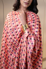 Load image into Gallery viewer, Epiphany Phulkari Dupatta for Women by Mystic Loom | Phulkari for online shopping | Peach Dupatta