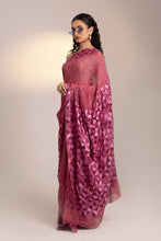 Load image into Gallery viewer, Mystic Loom Hand Embroidery Gulzar Saree