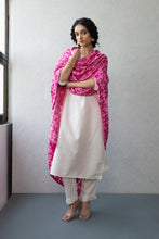 Load image into Gallery viewer, Phulkari Dupatta by Mystic Loom online for women| pink | Embroidery| Festive