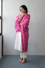 Load image into Gallery viewer, Phulkari Dupatta by Mystic Loom online for women| pink | Embroidery| Festive