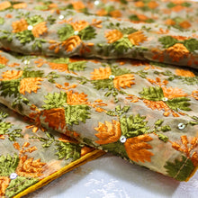 Load image into Gallery viewer, Phulkari embroidery by Mystic Loom // Phulkari Dupatta for every occassion