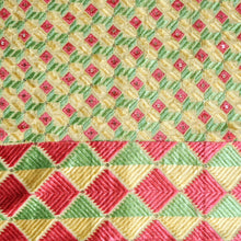 Load image into Gallery viewer, Phulkari Embroidery in lemon and Green