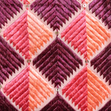 Load image into Gallery viewer, Phulkari Motifs in Peach by Mysticloom