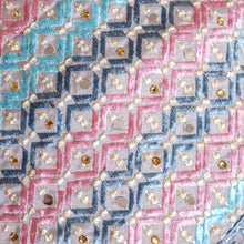 Load image into Gallery viewer, Grey Phulkari Embroidery by Mysticloom