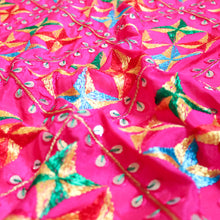 Load image into Gallery viewer, Beautiful phulkari work on semi dupatta