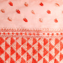 Load image into Gallery viewer, Fiza Phulkari Dupatta for Women by Mystic Loom | Summer Dupatta | Kota Peach