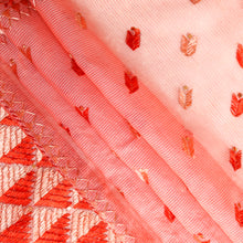 Load image into Gallery viewer, Fiza Phulkari Dupatta for Women by Mystic Loom | Summer Dupatta | Kota Peach