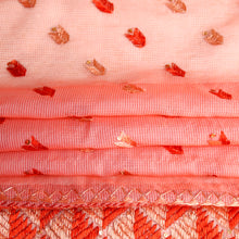 Load image into Gallery viewer, Fiza Phulkari Dupatta for Women by Mystic Loom | Summer Dupatta | Kota Peach