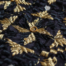 Load image into Gallery viewer, Black Phulkari Embroidery