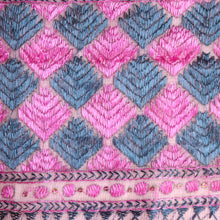Load image into Gallery viewer, Kota Phulkari Embroidery Dupatta | Pink Dupatta | Light Dupatta for women online