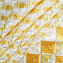 Load image into Gallery viewer, Sunshine Phulkari Dupatta for women by Mysticloom //Yellow Cotton Dupatta for Online shopping // Haldi celebration