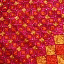 Load image into Gallery viewer, Red Phulkari embroidery by skilled craftsmen
