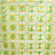 Load image into Gallery viewer, Splendid Trails Phulkari Dupatta for women by Mysticloom // Neon Pastel Organza Dupatta for Online shopping