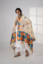 Load image into Gallery viewer, Aarzoo Phulkari Dupatta for Women by Mystic Loom

