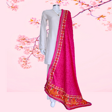 Load image into Gallery viewer, bridal phulkari dupatta
