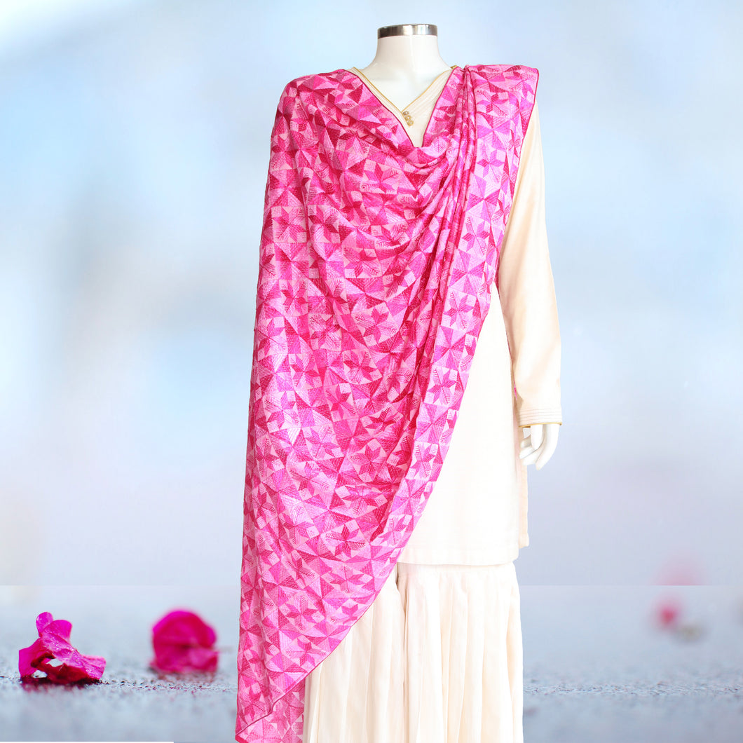 Phulkari Dupatta by Mystic Loom // Wedding Dupatta for online shopping 