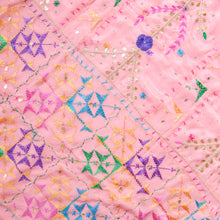 Load image into Gallery viewer, Handmade Pink Phulkari Dupatta
