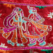 Load image into Gallery viewer, Phulkari Dupatta embroidery in Mystic Loom //Bridal Phulkari for online shopping  
