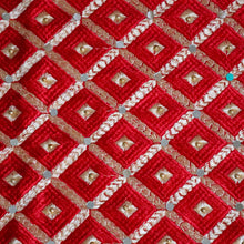 Load image into Gallery viewer, Phulkari embroidery by Mystic Loom // Phulkari Dupatta for every occassion
