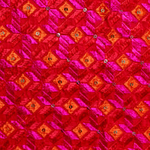 Load image into Gallery viewer, Reigning Red cotton Phulkari Dupatta for women by Mystic Loom //  Wedding Dupatta // Bride
